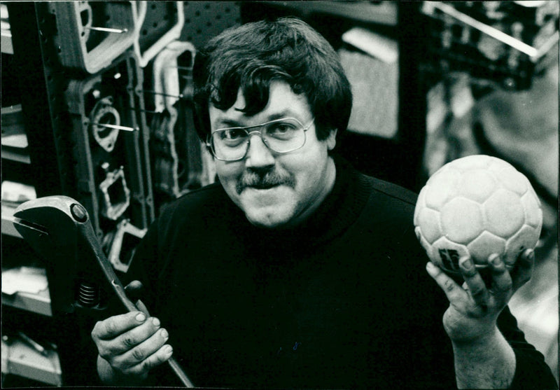 Göran Bäckström, handboll, Nordmalings IF - Vintage Photograph