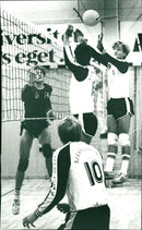 Volley-ball. Vännäs - Bromma - Vintage Photograph