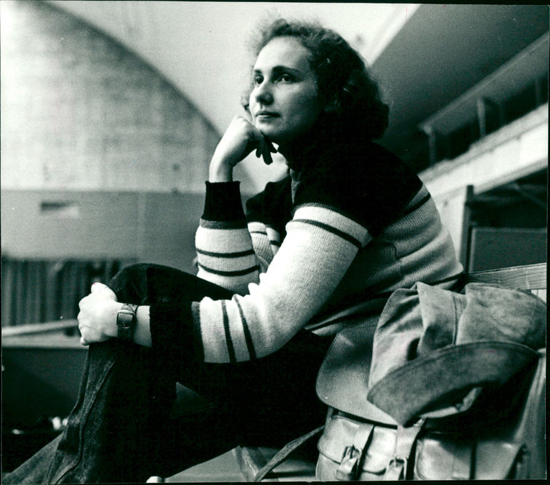 Birgitta Bergdahl, handboll Umeå IK, UIK - Vintage Photograph