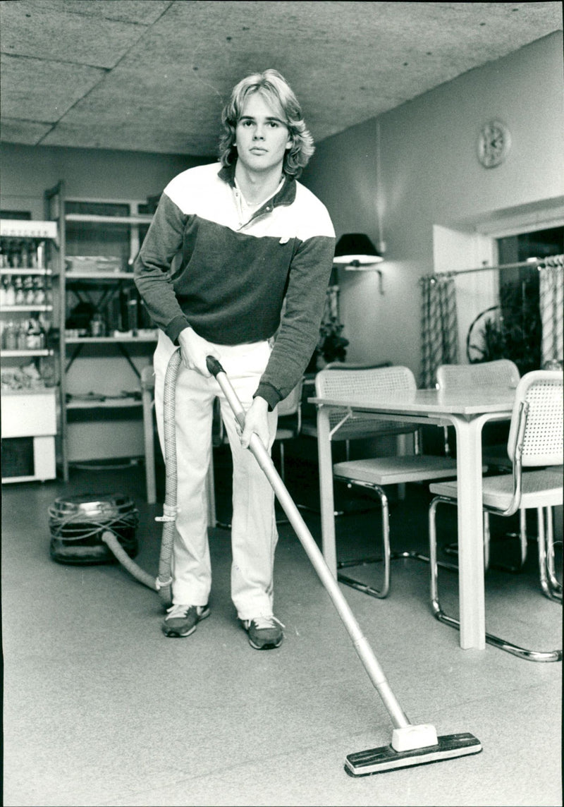 Janne Sjöstedt, handboll, Umeå IK, UIK - Vintage Photograph