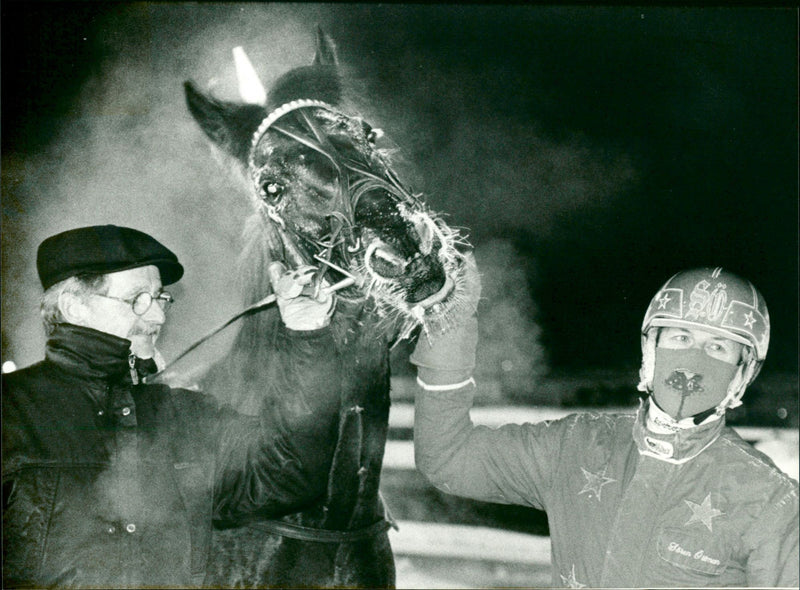 Sören Östman med Nilema Boys - Vintage Photograph