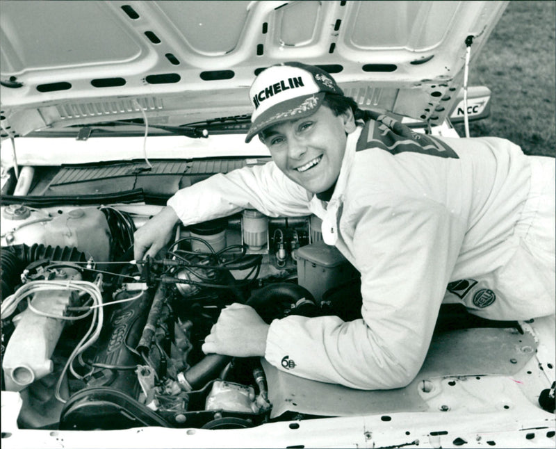 Thomas Rådström, rally Vännäs - Vintage Photograph