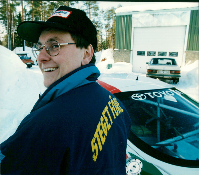 Thomas Rådström, rally Vännäs - Vintage Photograph