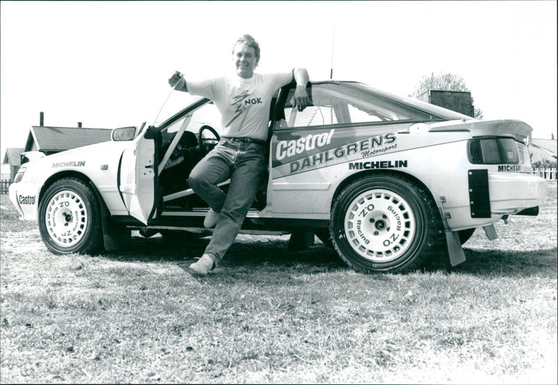 Thomas Rådström, rally Vännäs - Vintage Photograph