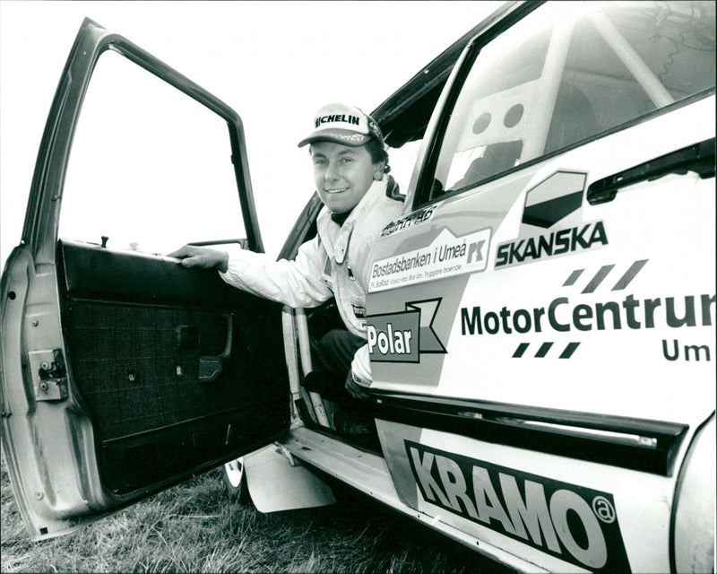 Thomas Rådström, rally Vännäs - Vintage Photograph