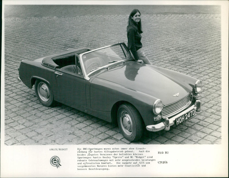 Austin-Healey Sprite and MG 'Midget' - Vintage Photograph