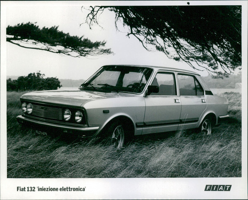 Fiat 132 Iniezione Elettronica - Vintage Photograph