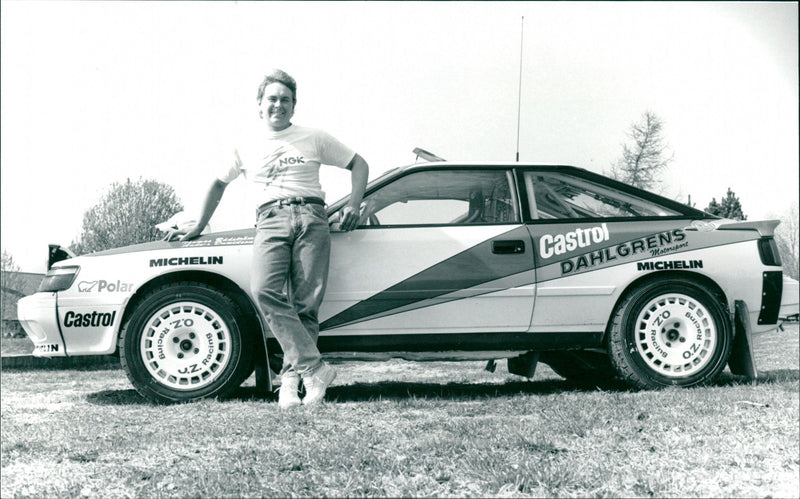 Thomas Rådström, rally Vännäs - Vintage Photograph