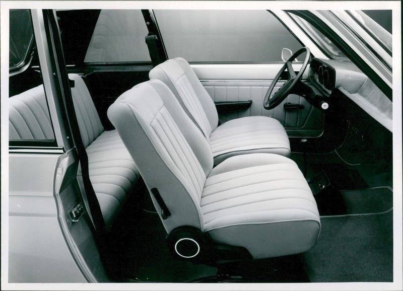 Interior of Peugeot 104 Coupe - Vintage Photograph