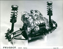 1973 Peugeot 104 Berline's engine - Vintage Photograph