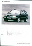 Volkswagen Golf Variant - Vintage Photograph