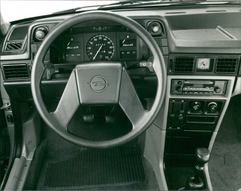 Opel Kadett cockpit - Vintage Photograph