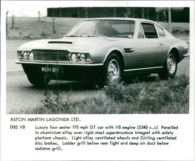 Aston Martin DBS V8 - Vintage Photograph