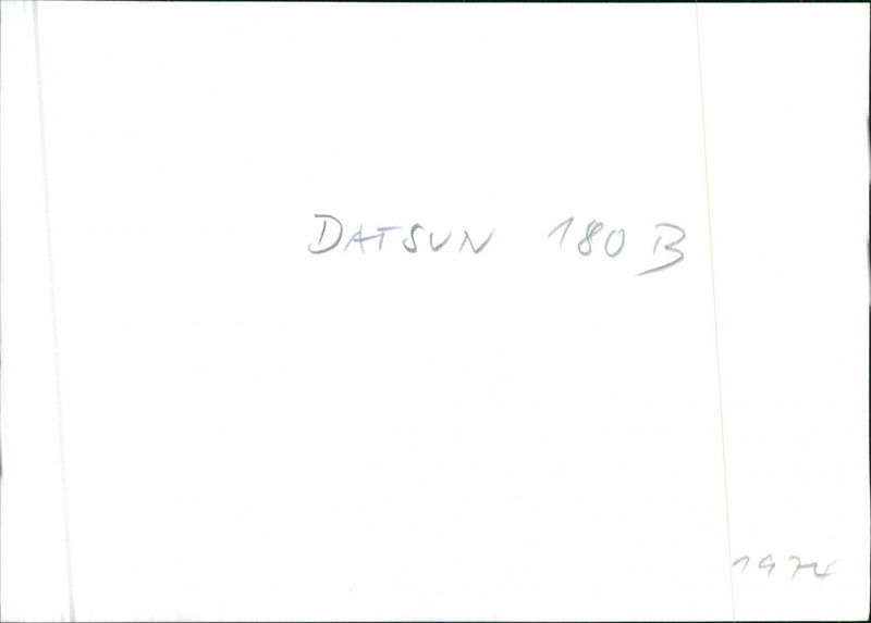 Datsun 180B - Vintage Photograph