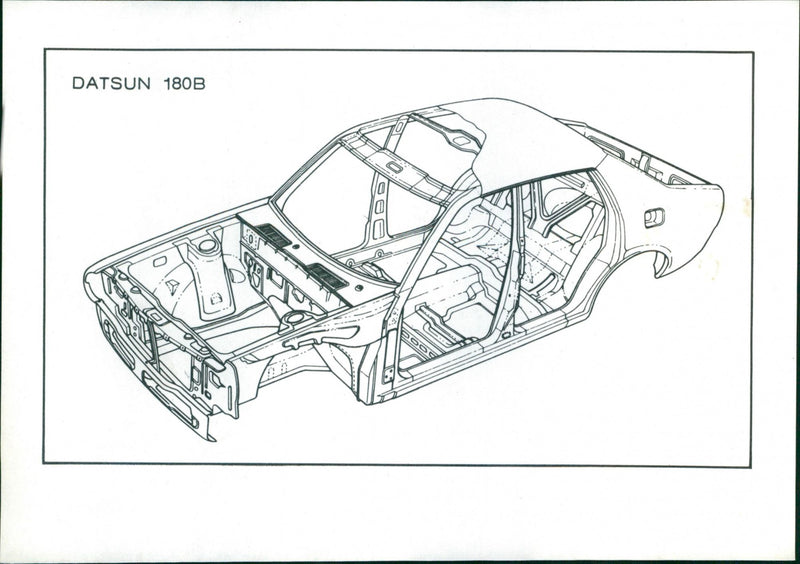 Datsun 180B - Vintage Photograph