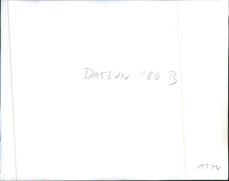 Datsun 180B - Vintage Photograph