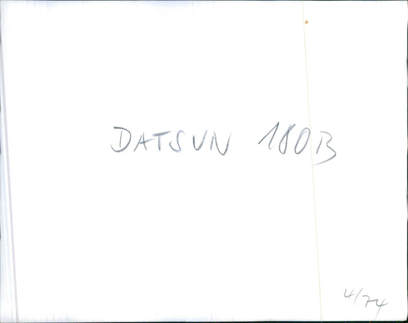 Datsun 180B - Vintage Photograph