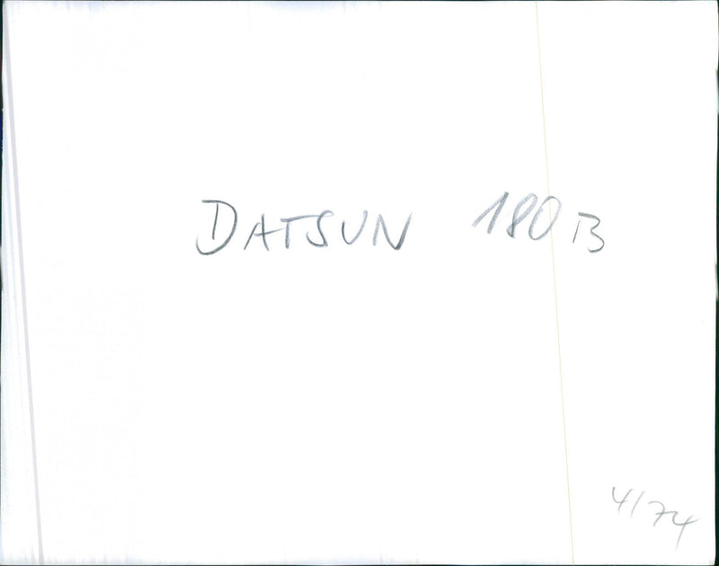 Datsun 180B - Vintage Photograph