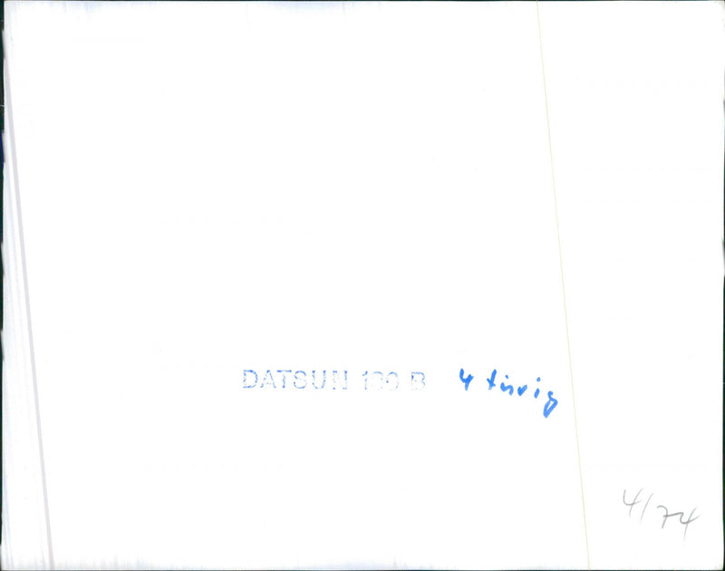 Datsun 180B - Vintage Photograph