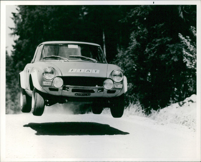 Fiat 124 Abarth Rally - Vintage Photograph