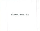 Renault 14 TL 1977 - Vintage Photograph