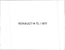 Renault 14 TL 1977 - Vintage Photograph