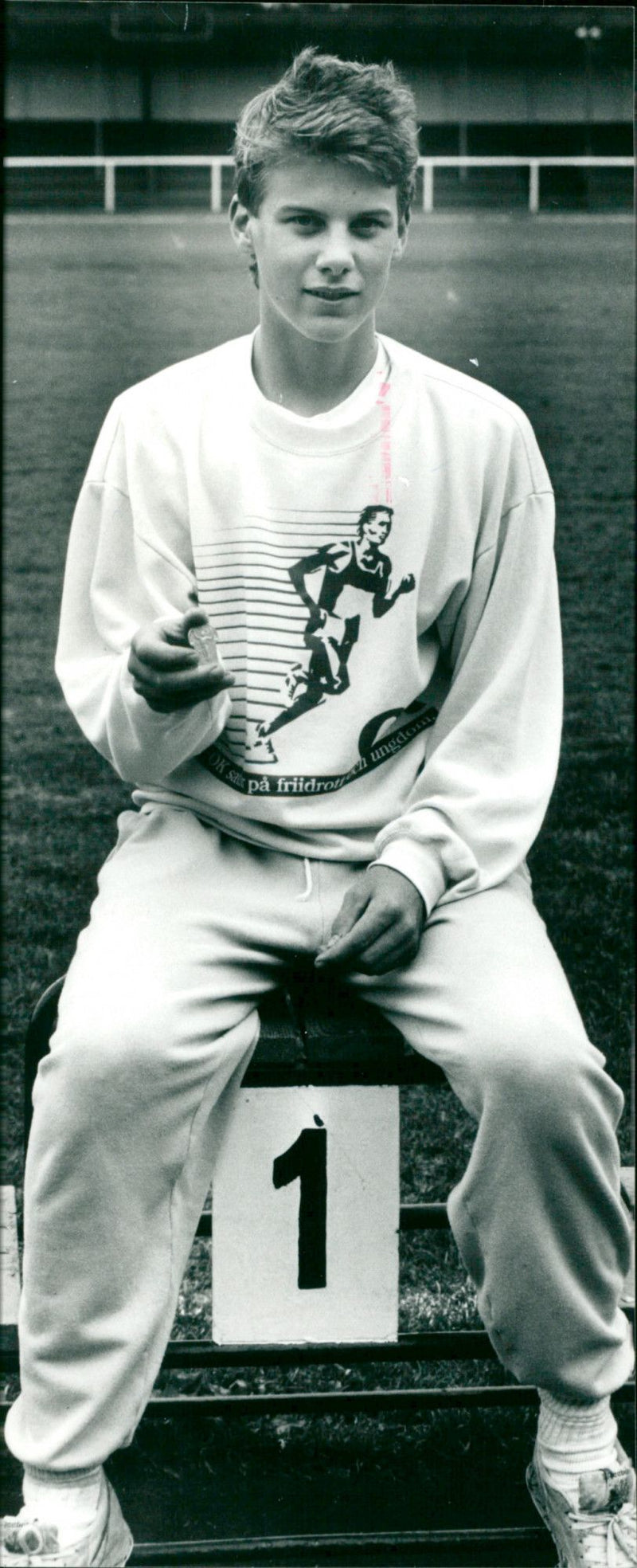 Fredrik Björklund, friidrott IFK Umeå - Vintage Photograph