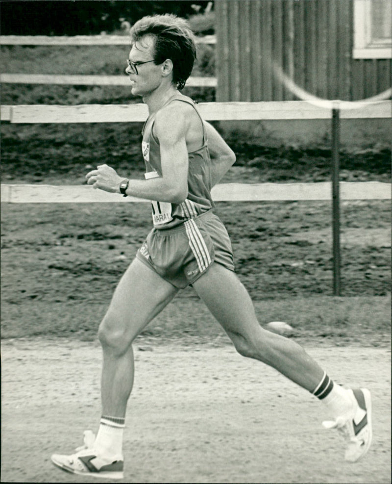 Lars Björnfot, maraton IFK Umeå - Vintage Photograph