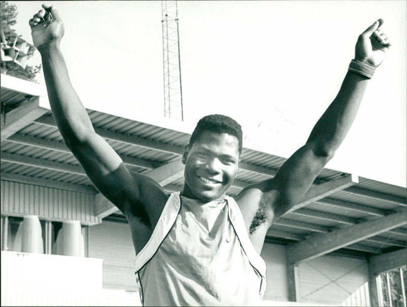 Mattias Berggren, IFK Umeå Athletics - Vintage Photograph