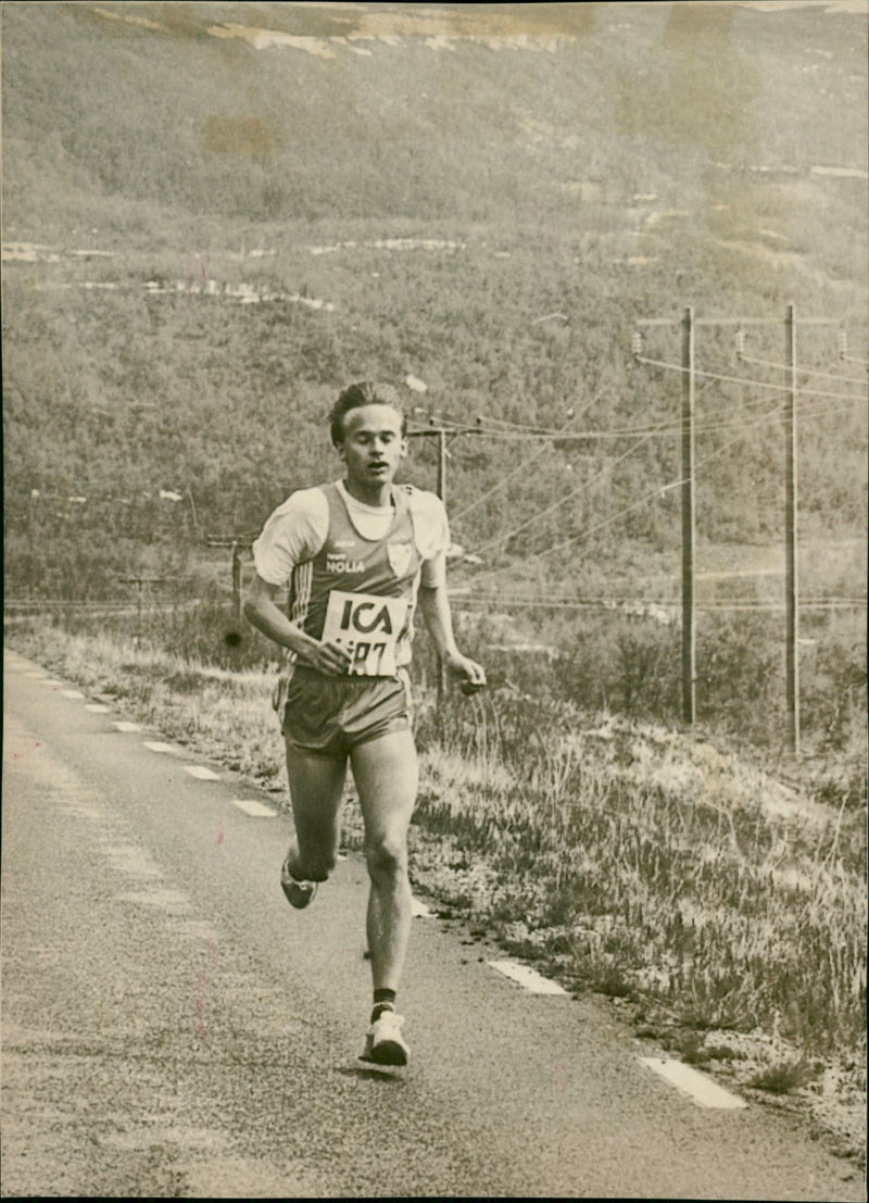Tord Andersson, IFK Umeå, maraton - Vintage Photograph