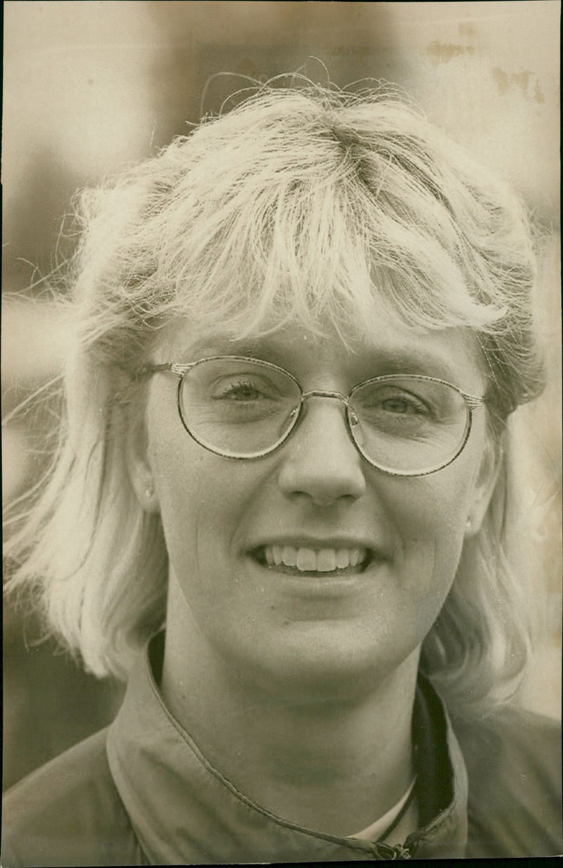 Birgitta Båga, friidrott Skellefteå AIK - Vintage Photograph