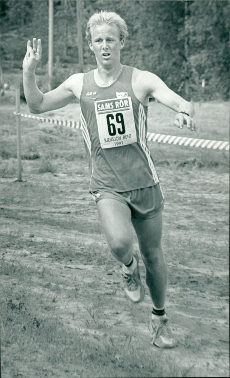 Thomas Björklund, IFK Umeå - Vintage Photograph