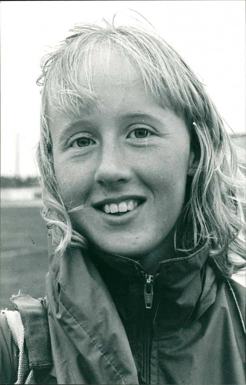 Magdalena Andersson, friidrott, höjdhopp - Vintage Photograph