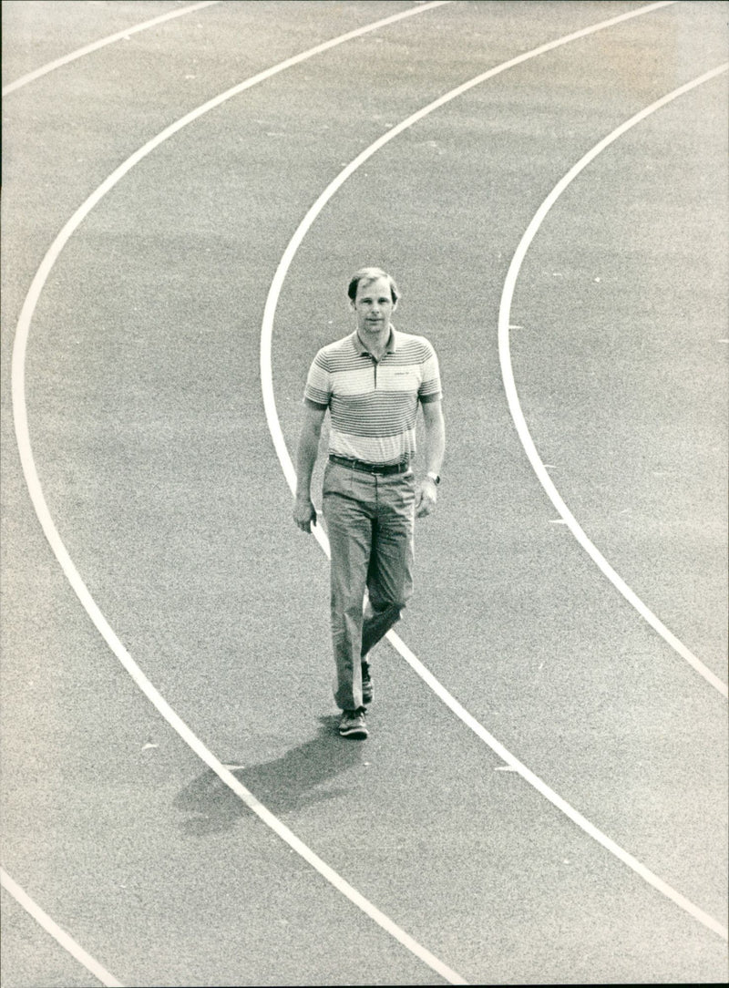 Anders Borgström, förbundskapten friidrott - Vintage Photograph