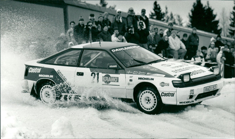 Thomas Rådström, norra svenska Rally - Vintage Photograph