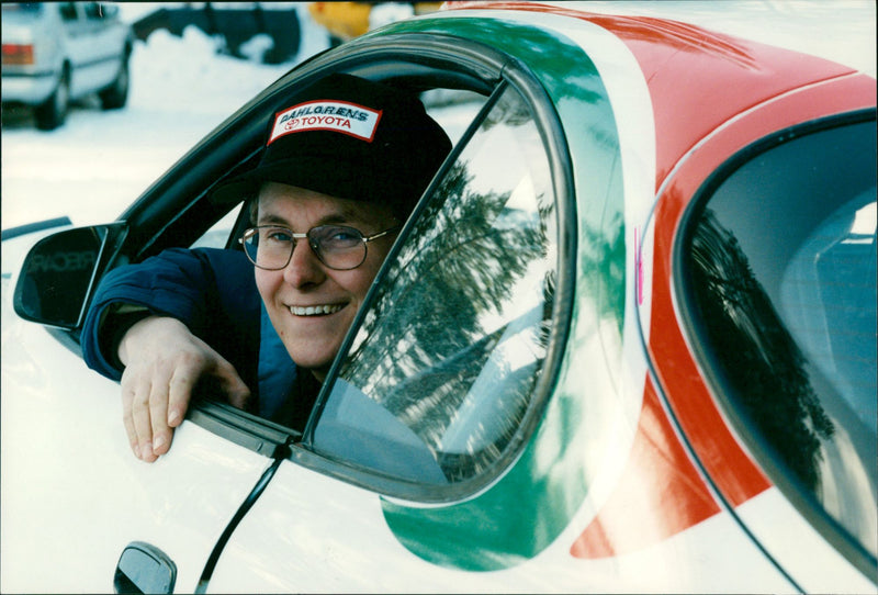 Thomas Rådström, rally Vännäs MK - Vintage Photograph