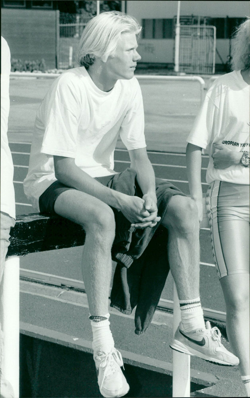 Lars Berge, athletics IFK Umeå - Vintage Photograph