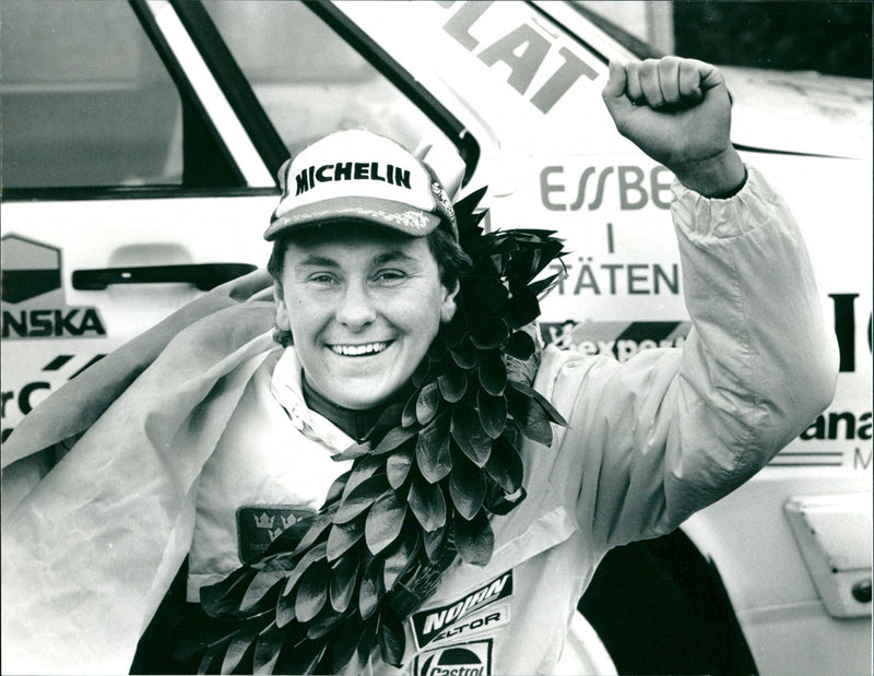 Thomas Rådström, rally Vännäs - Vintage Photograph