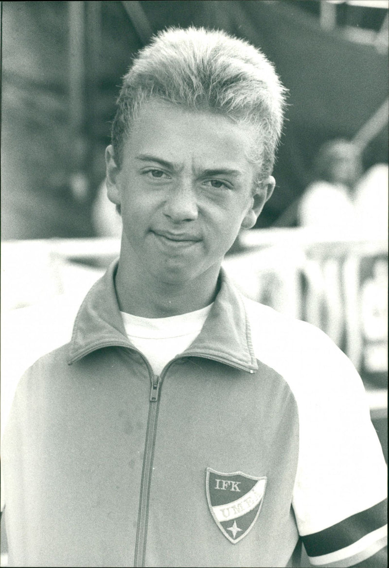 Per Berglund, friidrott IFK Umeå - Vintage Photograph