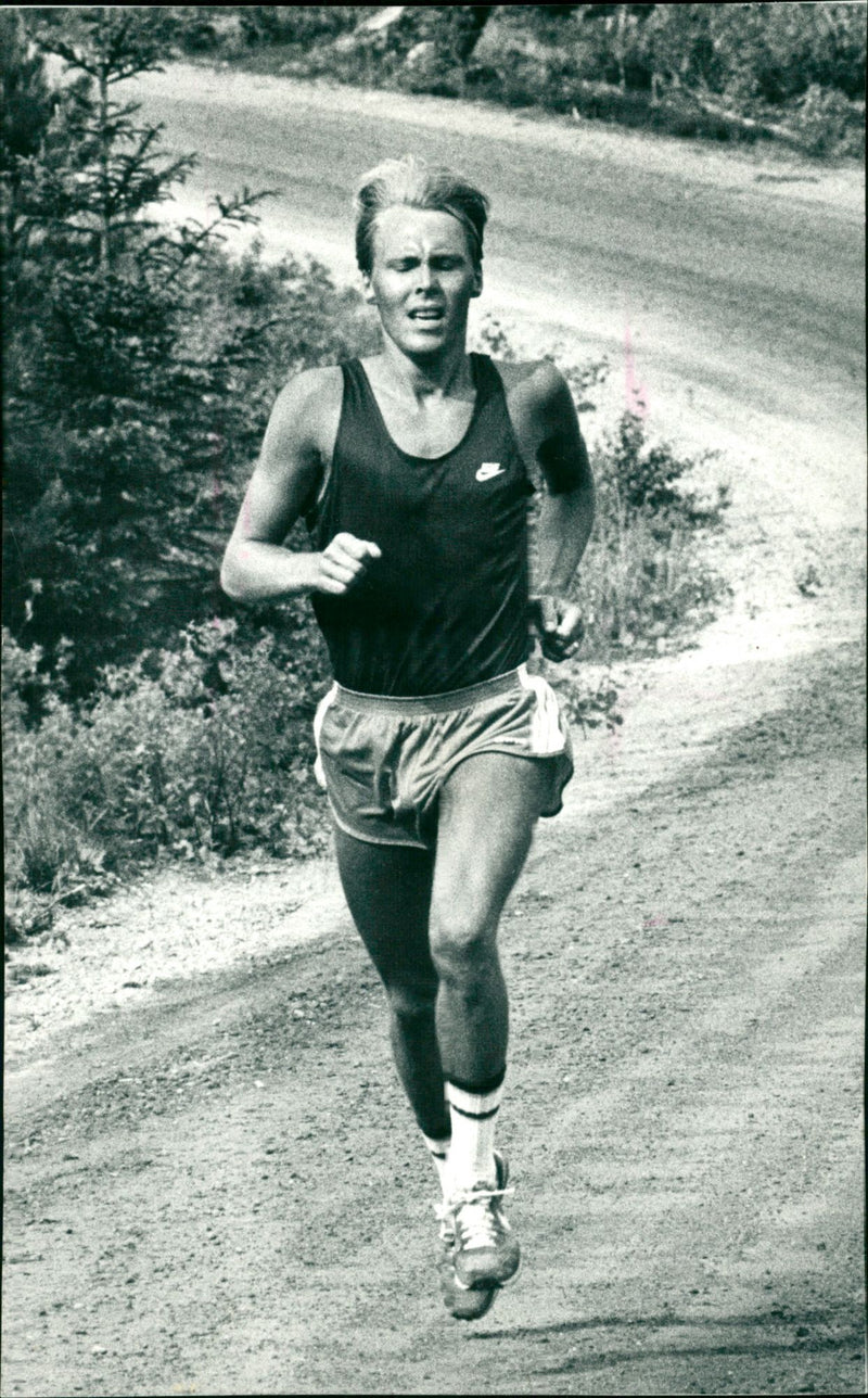 Lars-Gunnar Skoog, terränglöpning IFK Umeå - Vintage Photograph