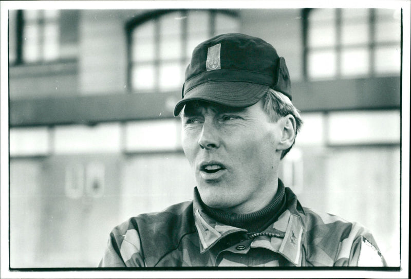 Lars-Gunnar Skoog, löjtnant Umeå, terränglöpare - Vintage Photograph