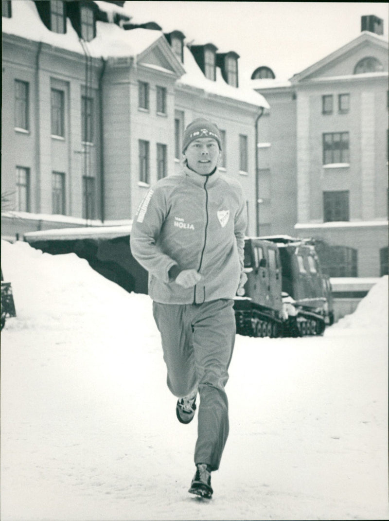 Lars-Gunnar Skoog, terränglöpning - Vintage Photograph