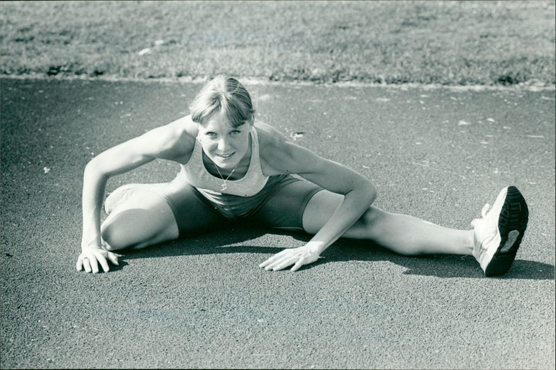 Ingela Sandqvist, Umedalen friidrott - Vintage Photograph