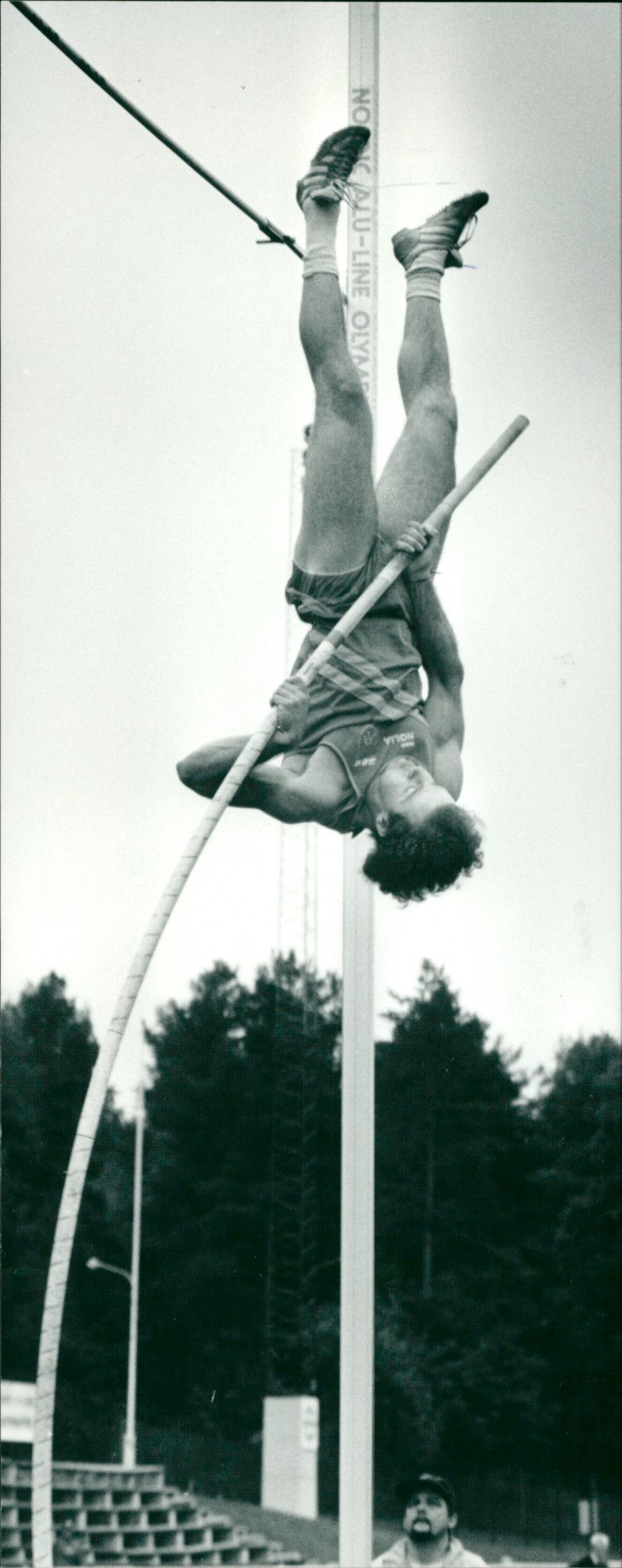 Patrik Sieurin, Umedalens IF, stavhoppar - Vintage Photograph