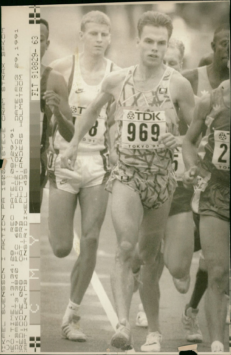 Mikael Svensson, Världsmästerskapen i friidrott Tokyo - Vintage Photograph