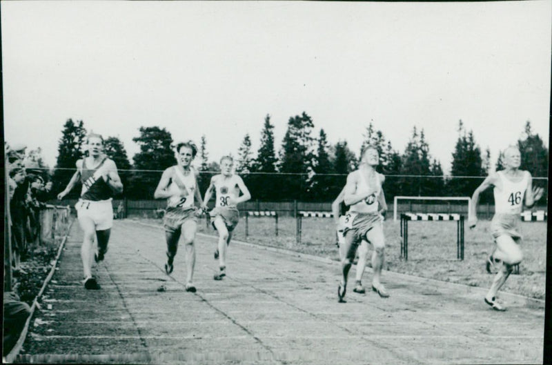 100 meter finalen - Vintage Photograph