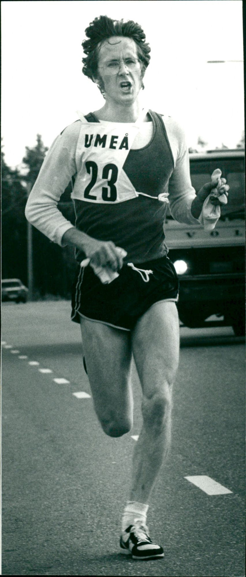 Nils-Gustav Lundgren, athletics marator - Vintage Photograph