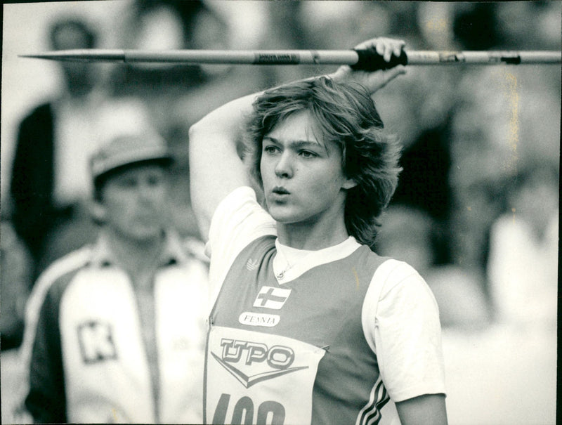 Tiina Lillak, Athletics Finland - Vintage Photograph