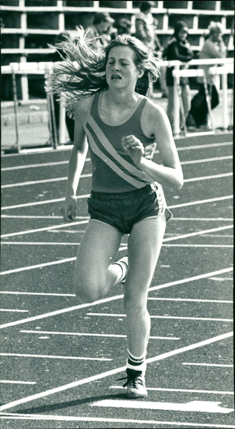 Ulrika Lindblom, athlete, Umedalens IF - Vintage Photograph