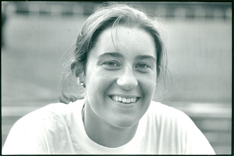 Cecilia Lauri, athlete Umedalen - Vintage Photograph